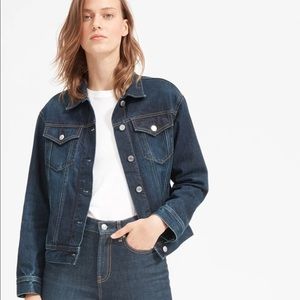 Everlane shrunken denim jacket